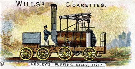 William Hedley's railway locomotive patented 1813