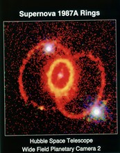 Supernova 19i87A observed with Huble Space Telescope
