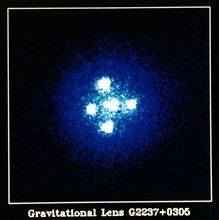 Einstein Cross Quasar: Gravitation Lens G2237+0305
