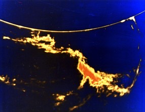Solar flare - X-ray image