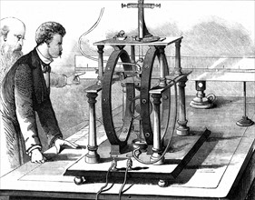 Edison's improved form of  JW Trowbridge's electric dynamometer
