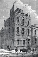 Newton's house on corner of Orange and St Martin's Streets, London