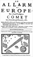 Title page of pamphlet by John Hill on the comet of December 1680