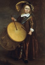 School of Rembrandt van Rijn  'Child with a drum'