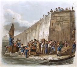 The arrival at Calais