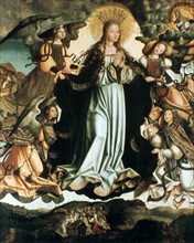 16th century painting of the Assumption of the Virgin
