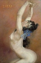 Pastel drawing entitled ” Lulu” by French artist Antoine Bourdelle