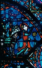 Stain glass window from the cathedral of Chartres, XIII century