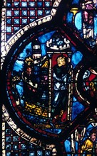 Stain glass window from the cathedral of Chartres