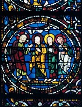 Stained glass window from Chartres