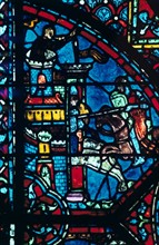 Stain glass window from the cathedral of Chartres