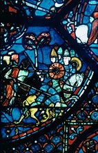 Stain glass window from the cathedral of Chartres