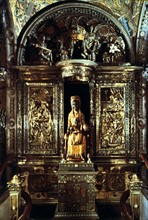 Black Madonna statuette from Montserrat