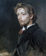 Von Uhde, Portrait d'un jeune homme