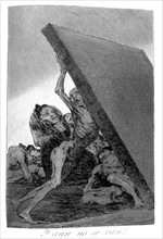 And still they don't go!', 1799. Plate 59 of 'Los caprichos'. By Francisco Jose de Lucientes y Goya