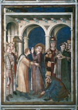 Simone Martini 'St Martin is Knighted'