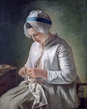 Young Woman at Work'