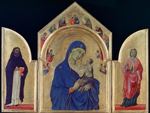 Madonna and Child with St Dominic and St Aurea'