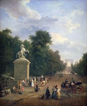Honore Daumier The Entrance to the Champs-Élysées'