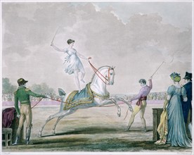 Philibert-Louis Debucourt 'Exercises of the Circus Horse?'