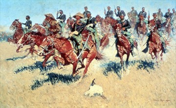 Frederic Remington 'On the Southern Plains'