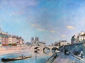 Johan Jongkind 'The Seine and Notre-Dame in Paris'