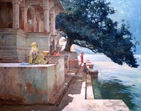 Gleich, On the banks of the Ganges