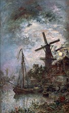Landscape with a Mill', 1888