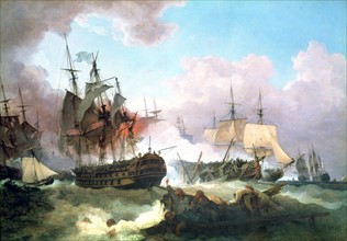 De Loutherbourg, The Battle of Camperdown