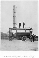 Mobile radio station used by Marconi