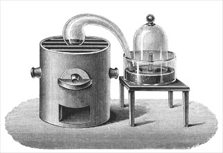 Lavoisier's investigation of the existence of oxygen in the air
