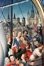 Memling, St Ursula Shrine, Martyrdom', Detail, 1489