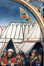 Memling, St Ursula Shrine, Martyrdom at Cologne', Detail, 1489