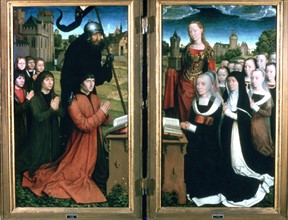 Memling, The Moreel Triptych', 1484