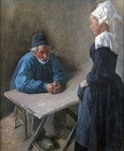 Munkácsy, 'The Engagement of the Maidservant'