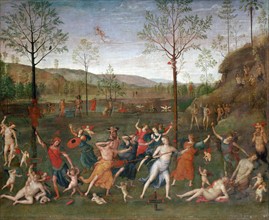 Perugino, The Battle of Love and Chastity