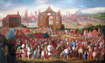 Triumphal Entrance of Alexander Farnese into Brussels', 17th century