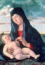 Bellini, Madonna and Child in a Landscape