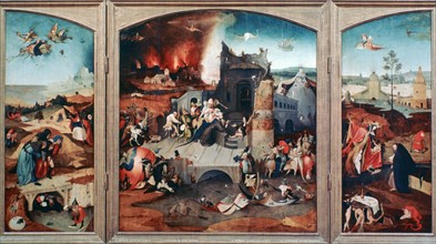 Bosch, Triptych of the Temptation of St Anthony