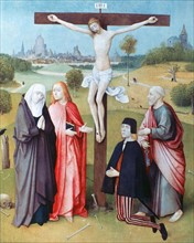 Christ on Cross with Donors and Saints', c1450-1516