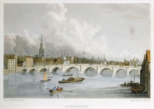 Bridge across the Tyne at Newcastle-upon-Tyne