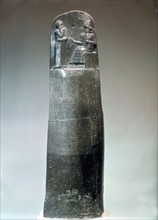 Stone stele inscribed with laws of Hammurabi