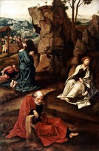 KOECK, Jesus on the Mount of Olives