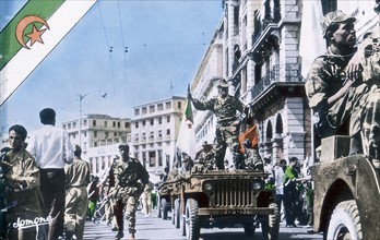 FLN troops parade through Algiers, c.1962