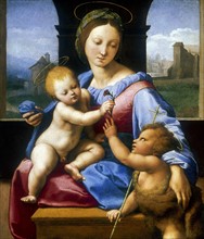 Raphael, 'Madonna and Child with the Infant Baptist'
