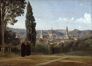 Corot, Florence, viewed from the Boboli Gardens