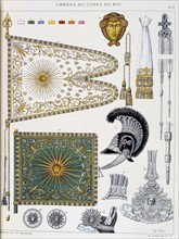 French military accoutrements and standards of the royal guard