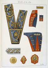 French military accoutrements and standards of the royal guard