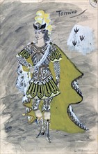 Costume design for Tamino, mid 20th century