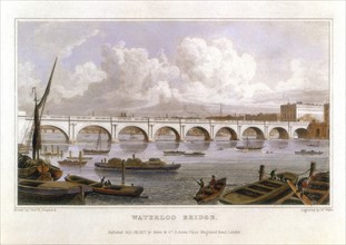 Waterloo Bridge, London, across the Thames
